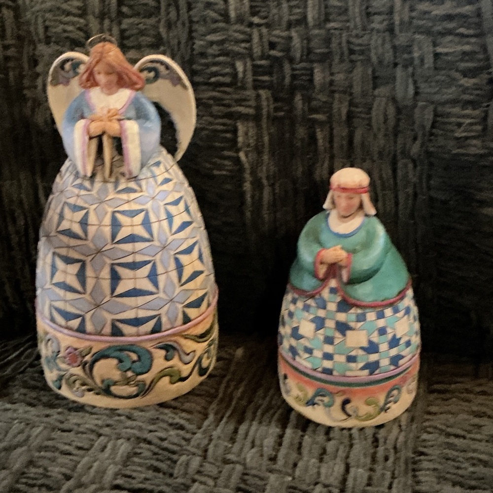 Jim Shore Nativity Nesting Boxes - Elegant Multicolor Set - Picture 2 of 4